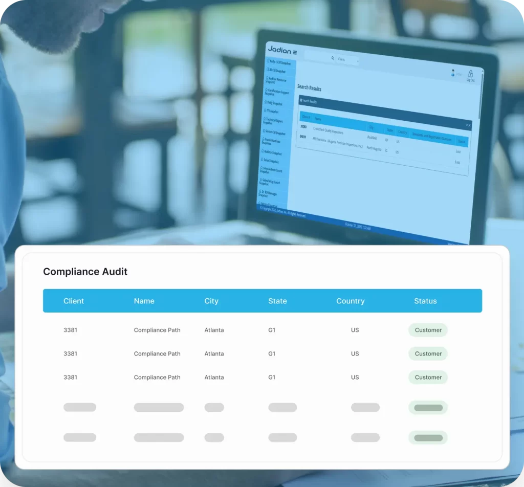 jadian custom programming - real time oversight, anywhere
