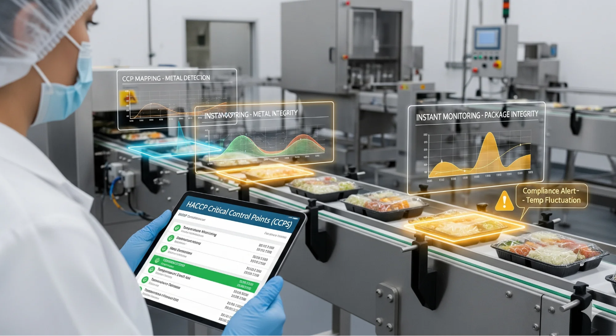 How does software simplify HACCP and ISO 22000 compliance?